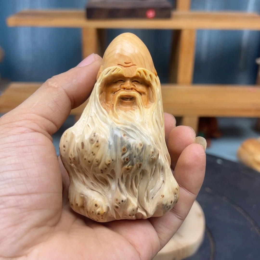 木山*崖柏木摆件手把件