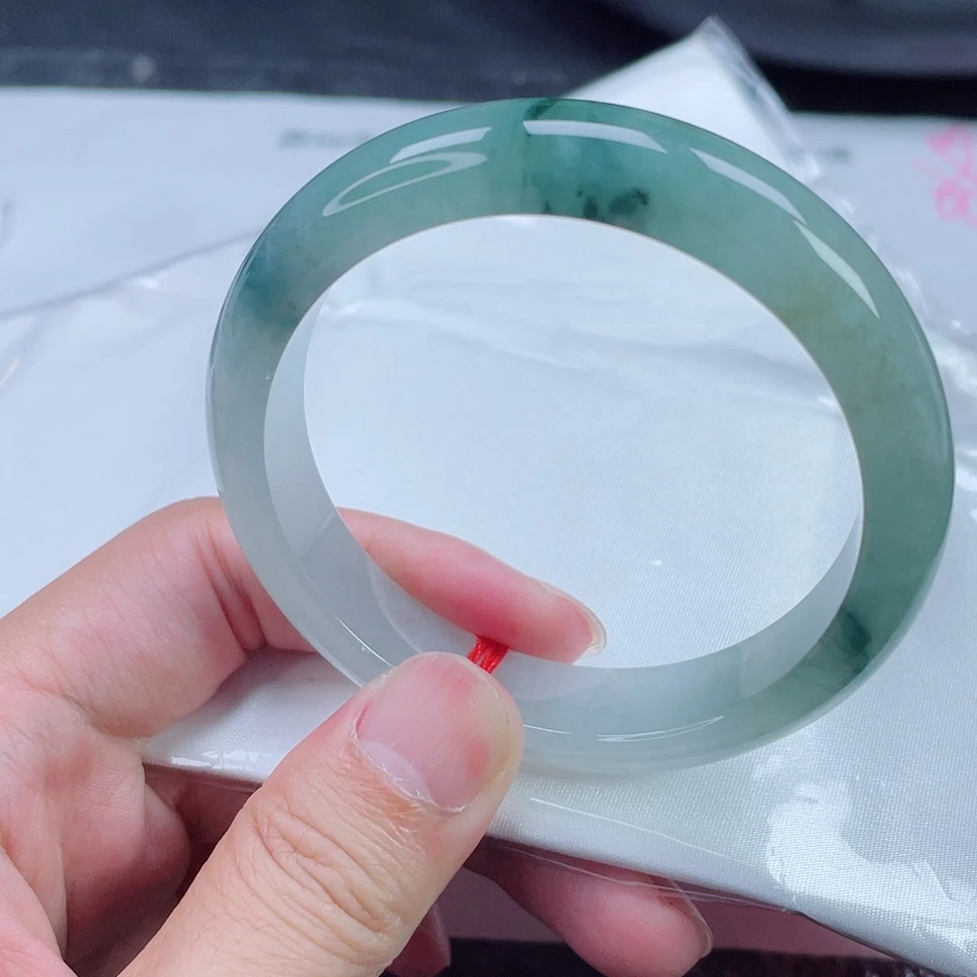 翡翠未镶嵌手镯手镯57.7