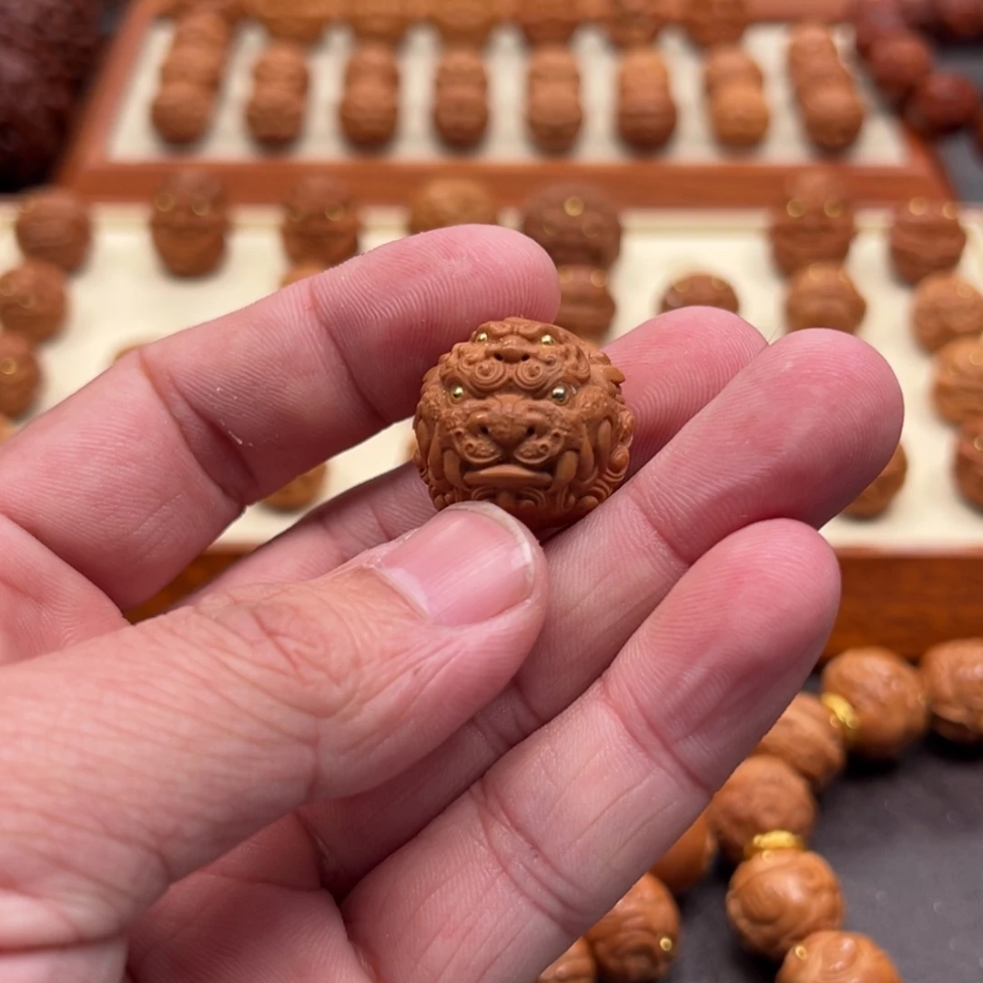 八*2.2尺寸镶嵌款三通白虎唐狮