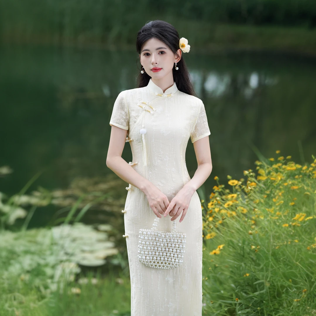 【编码下单】苏州日常新款新中式改良年轻款旗袍连衣裙