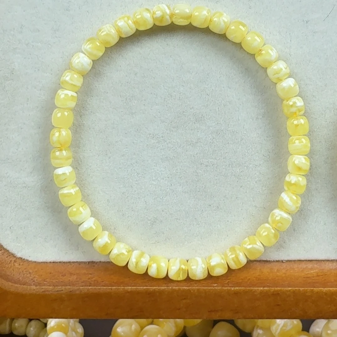 未镶嵌琥珀手链5mm裸发