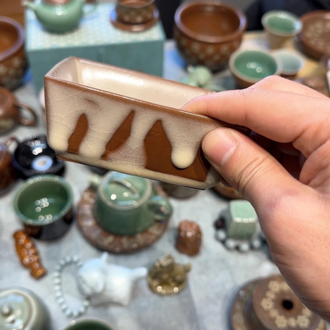 小金茶具青瓷茶器