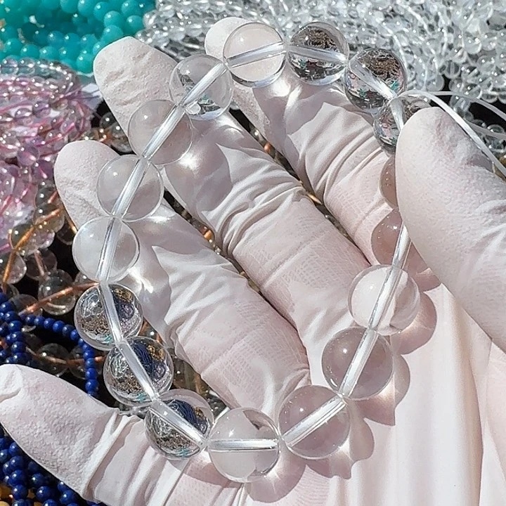 幽灵发蛋面未镶嵌水晶小*点水晶