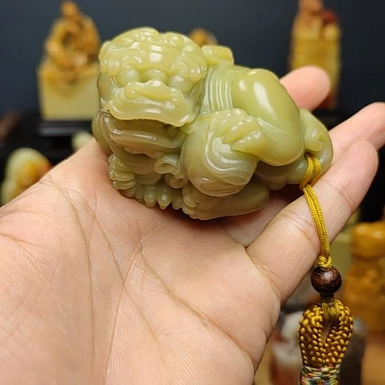 寿山石手把件手把件