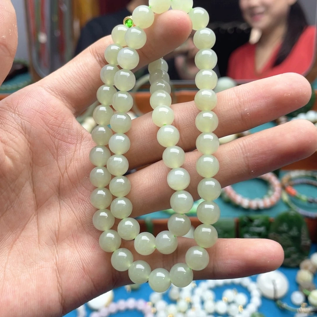 手链未镶嵌和田玉麦**菜