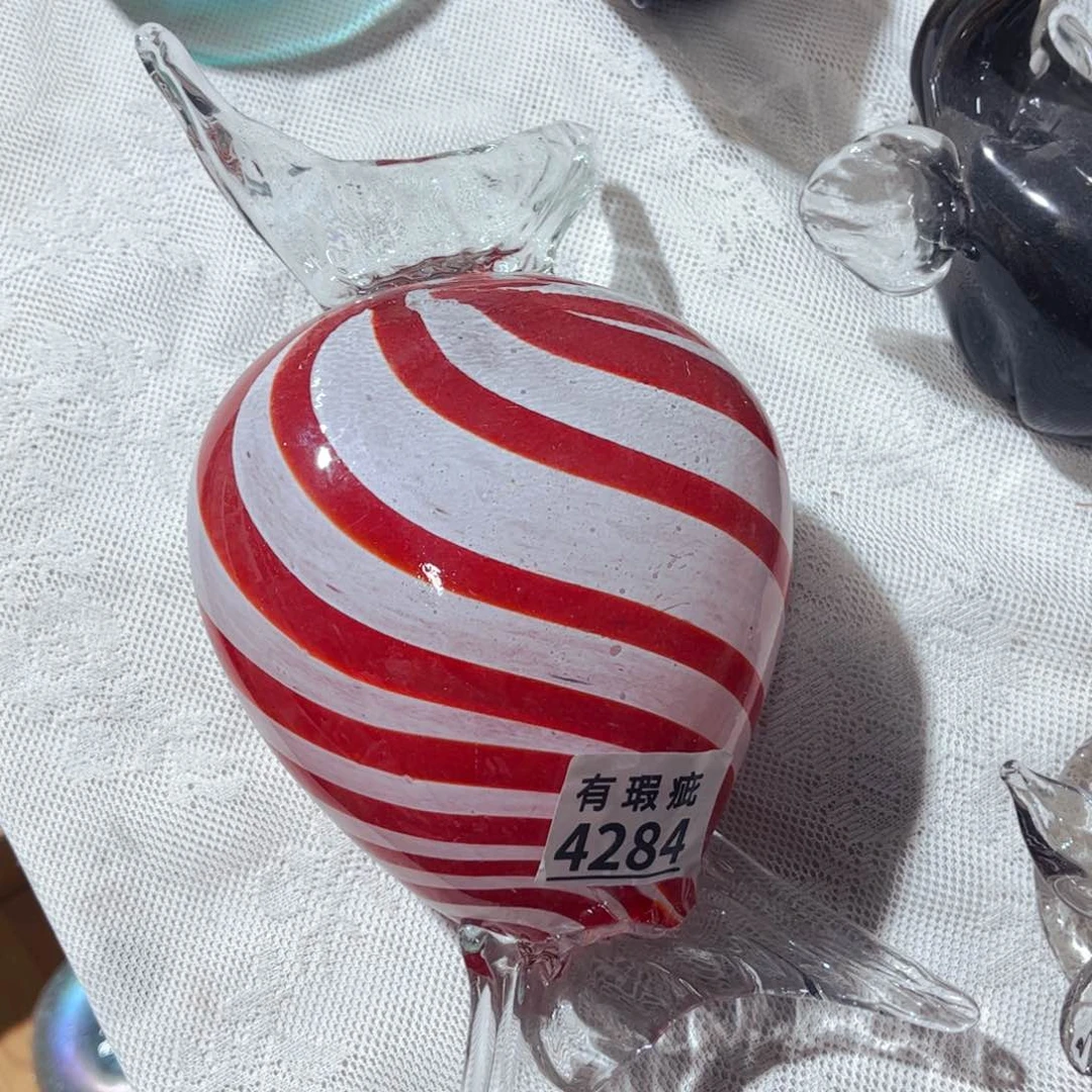 糖果4284 家悦美居琉璃摆件瑕疵