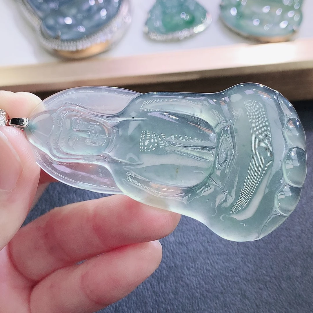 翡翠未镶嵌挂件翡翠