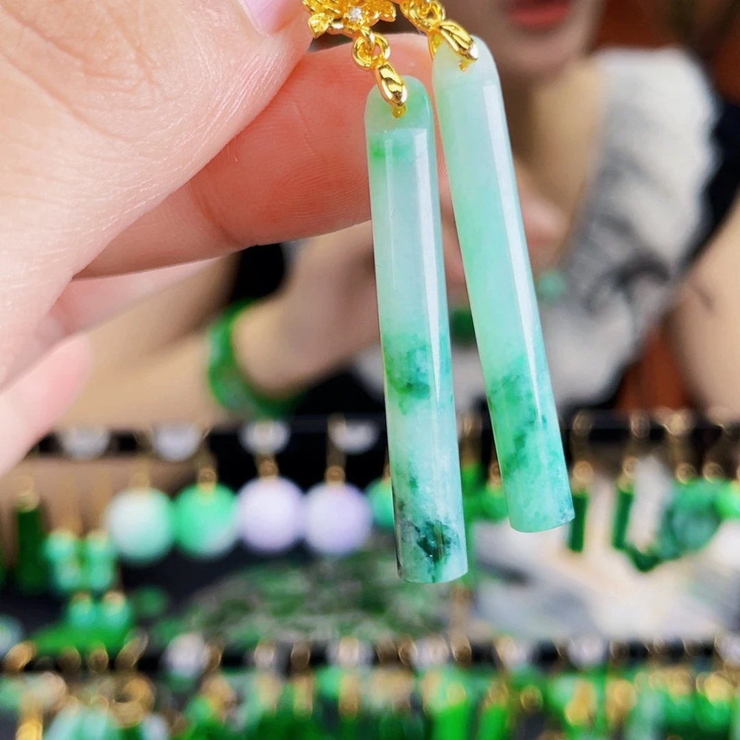 未镶嵌翡翠耳饰饰品