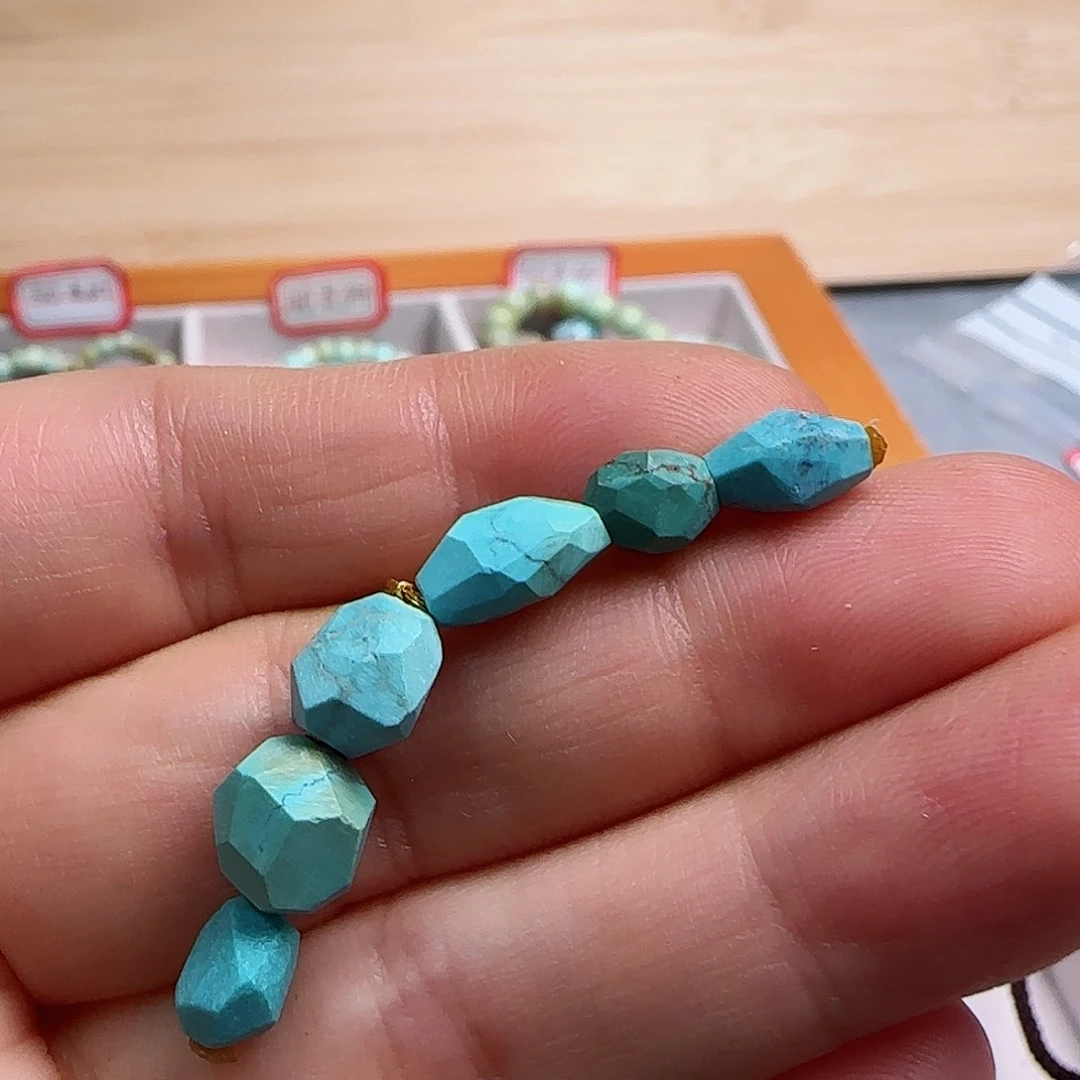 绿松石珠宝半成品未镶嵌