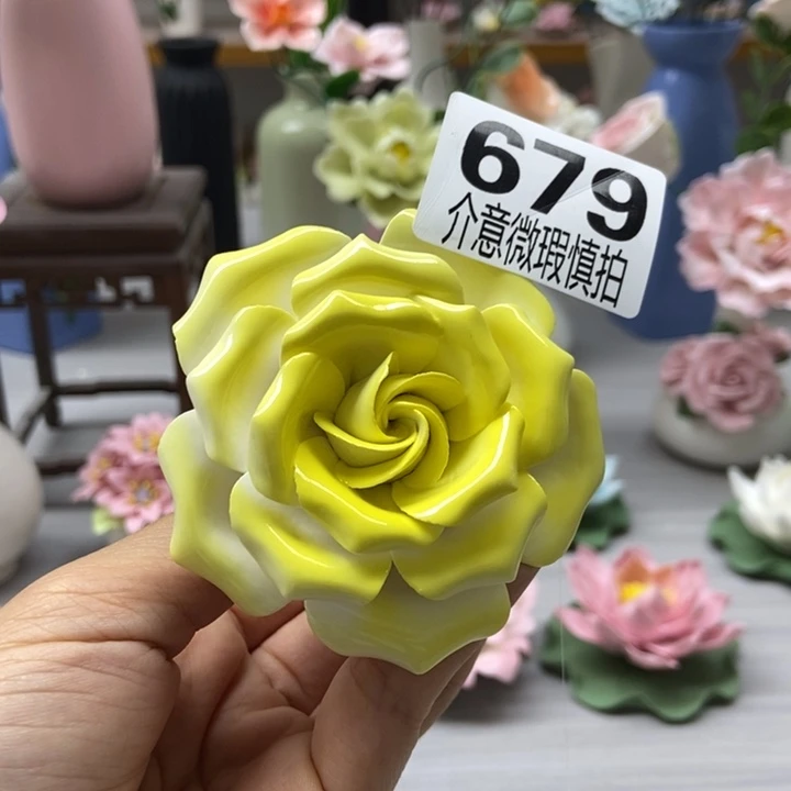 陶瓷手工制作陶瓷花