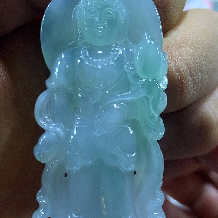 翡翠未镶嵌颈饰天然翡翠A货吊坠