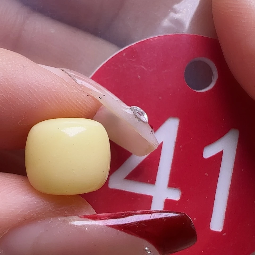 蜜蜡未镶嵌珠宝奇石9.5mm白蜡老型