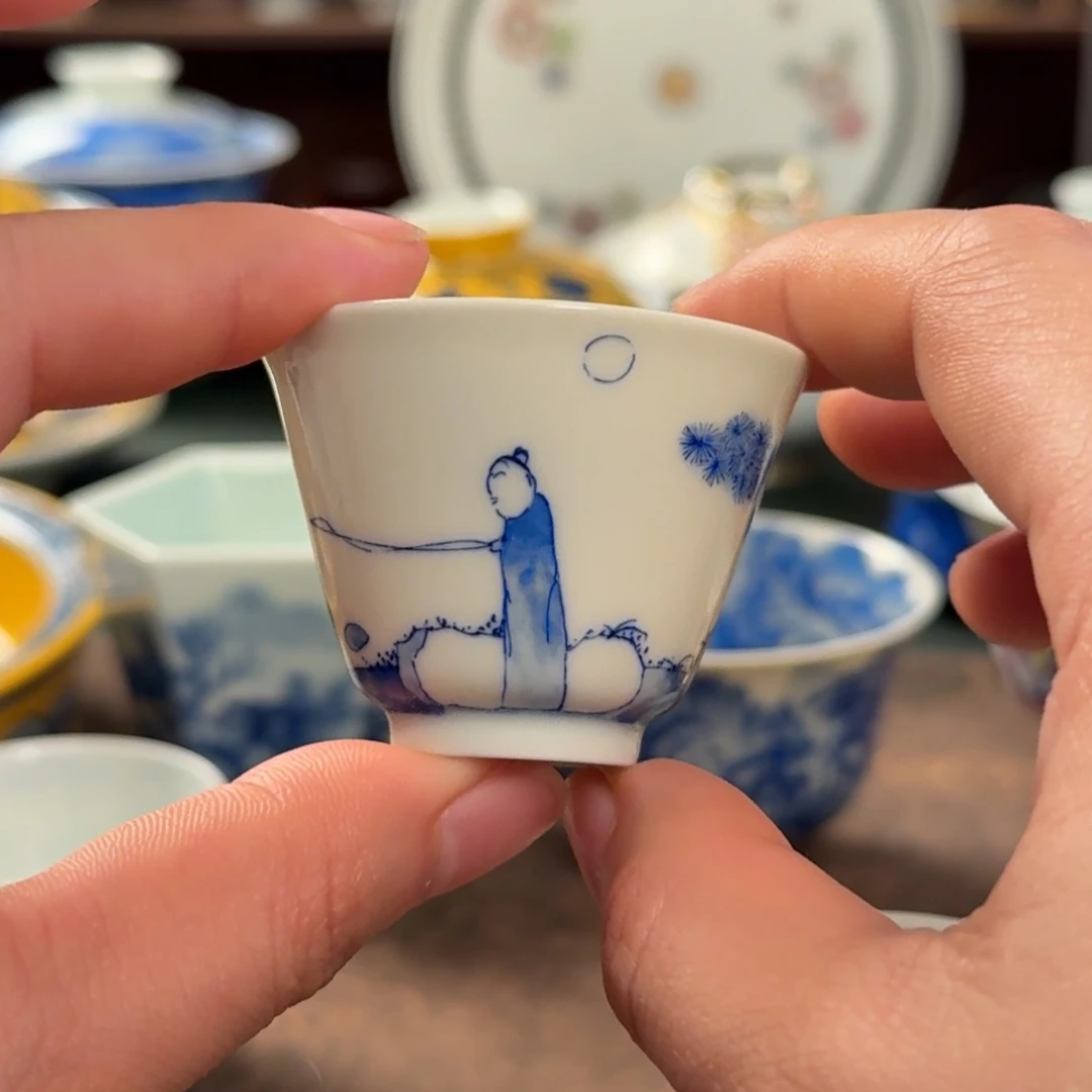 纯手工手绘陶瓷茶具