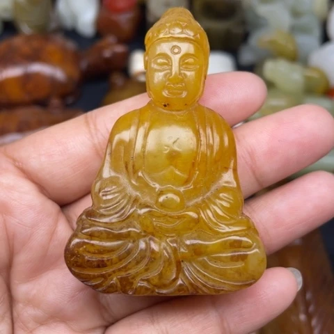 未镶嵌蛇纹石玉颈饰6