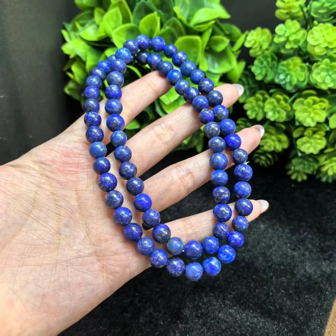 C3282【百百福珠宝】火焰青金石项链