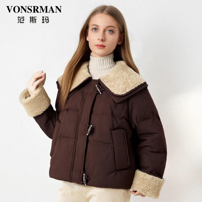 小香风短款轻薄羽绒服女款2025冬季新款高端气质小个子洋气外套潮