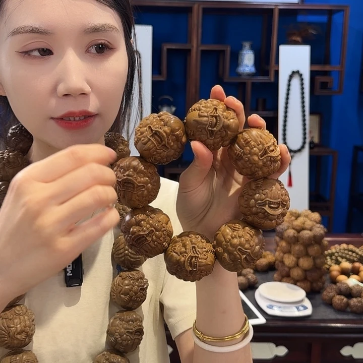 维腊木（绿檀）其他5.0 貔貅单圈八方招财