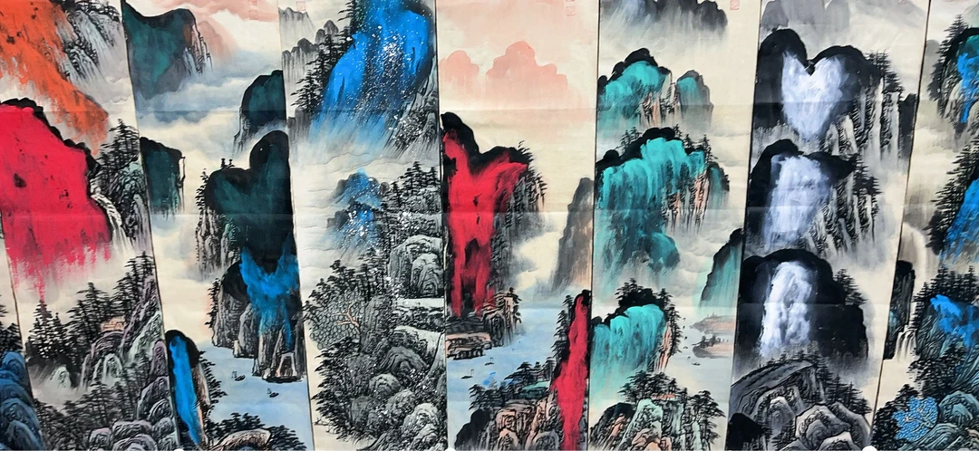 【楚语】精品八条屏装饰画通用链接