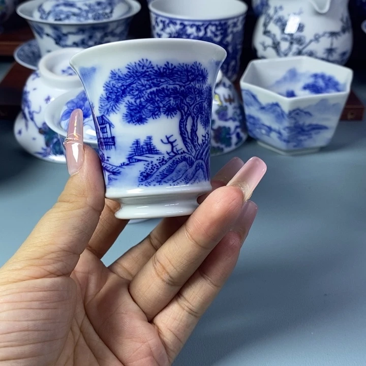 摆件景德镇纯手工手绘茶器