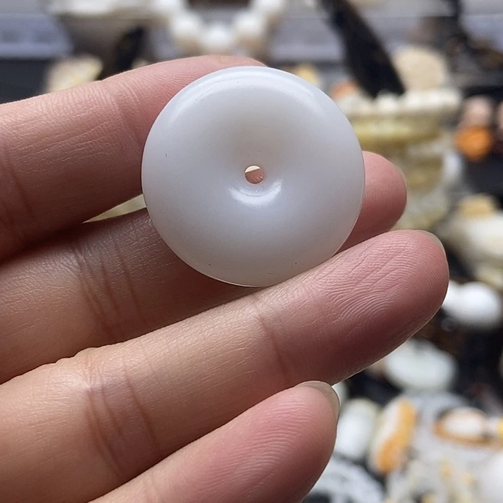 非金属贝壳贝雅轩工艺品玉化平安扣