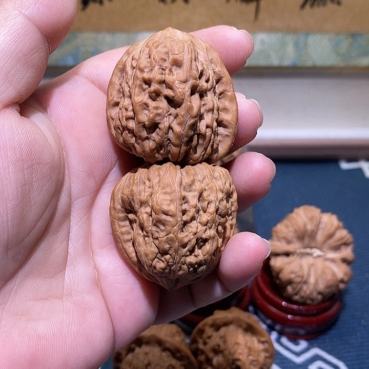 文玩核桃把件永****635一代金蟾凹底