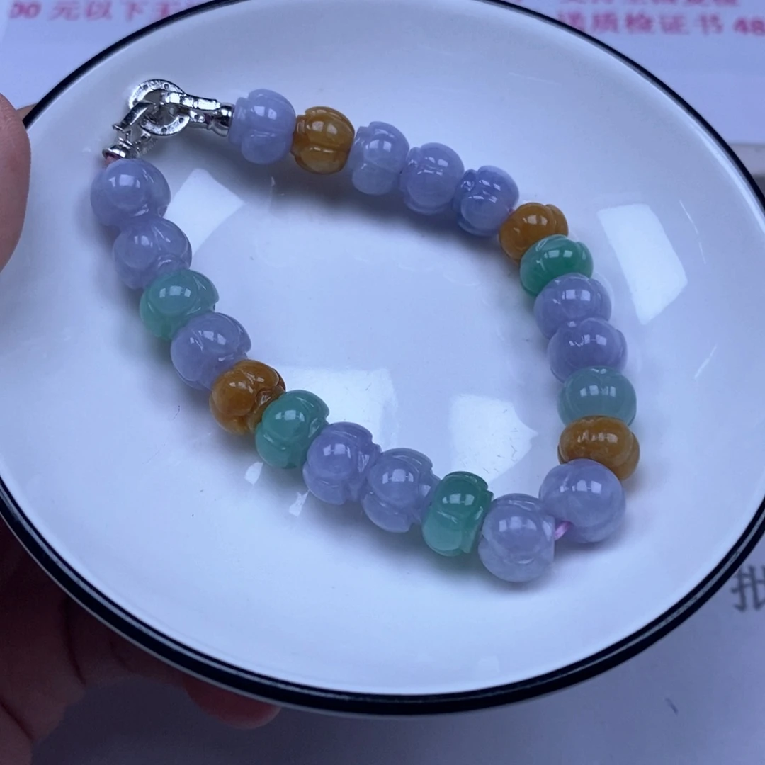 颈饰未镶嵌翡翠A***e翡翠