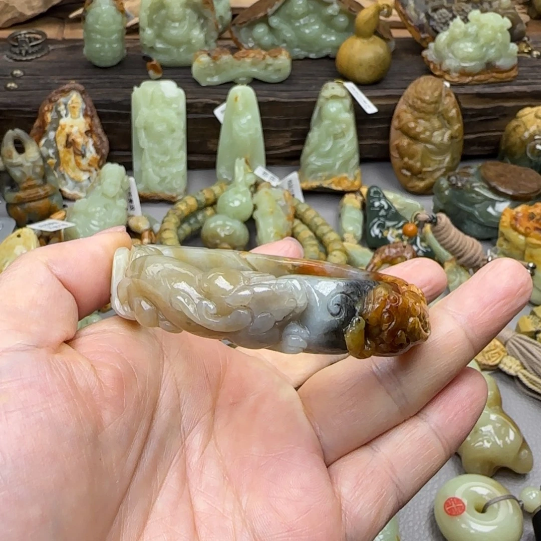 大***4岫岩河磨玉（透闪石质玉）未镶嵌珠宝奇石