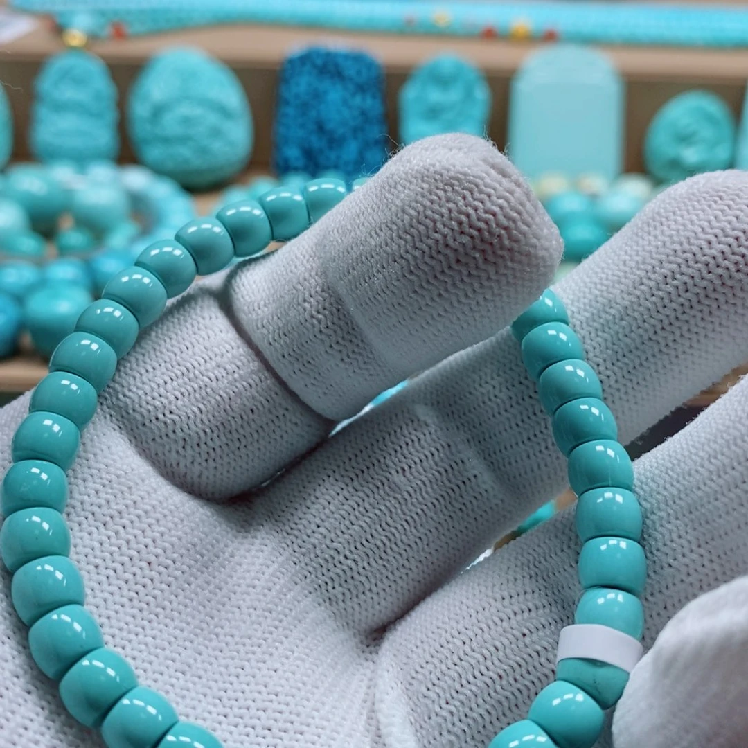 绿松石珠宝奇石未镶嵌囍