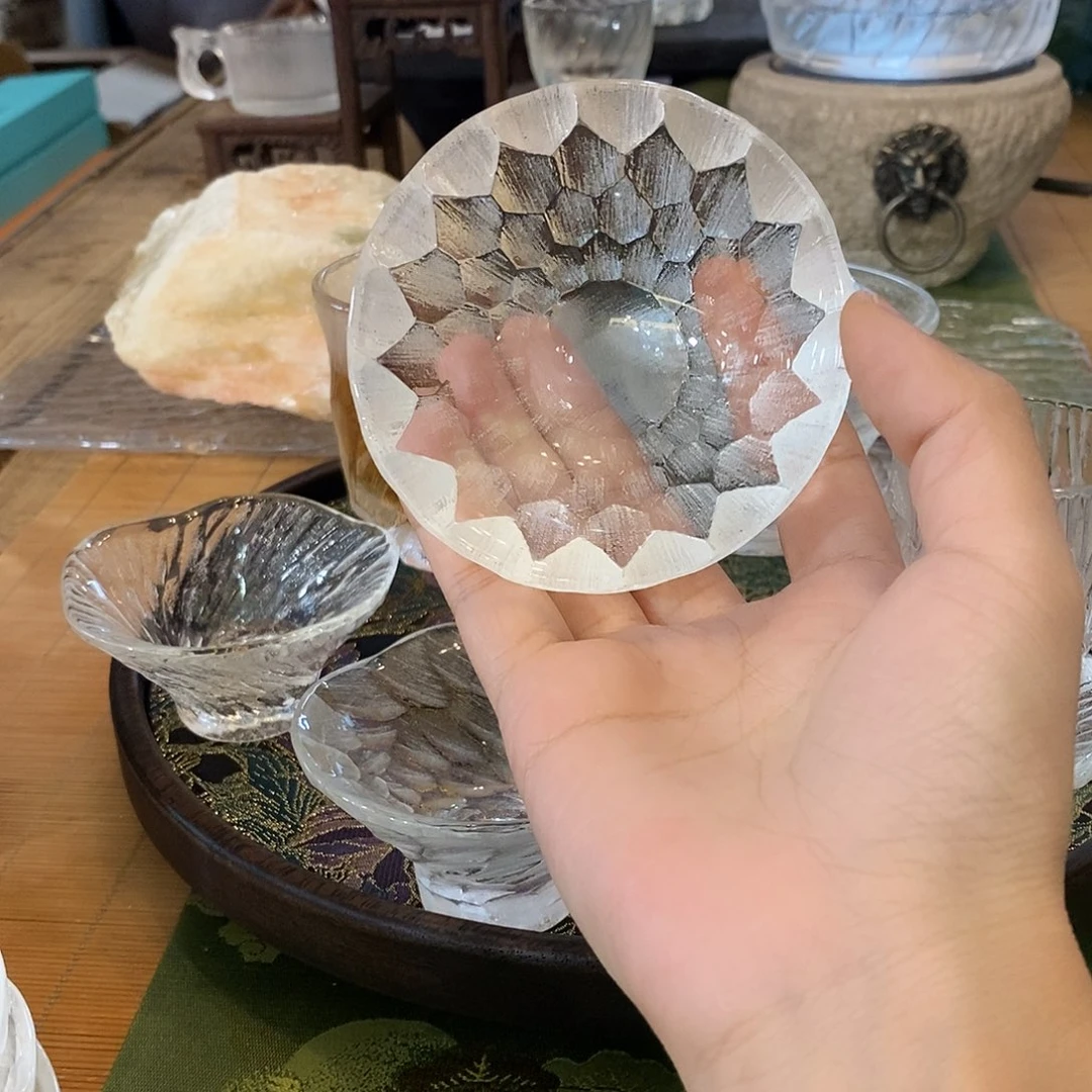 琉璃手工艺品原矿水晶九五