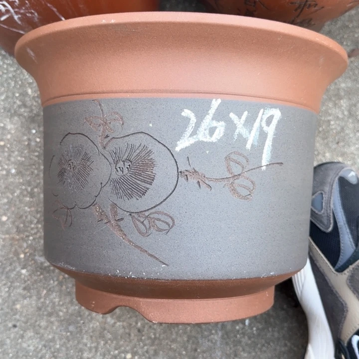 紫砂花盆特价清仓