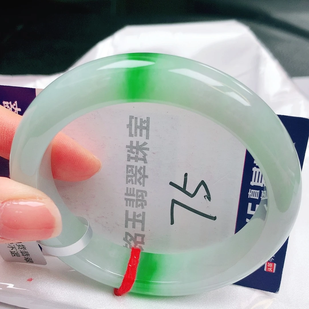 翡翠未镶嵌手镯缅甸天然a货翡翠手镯