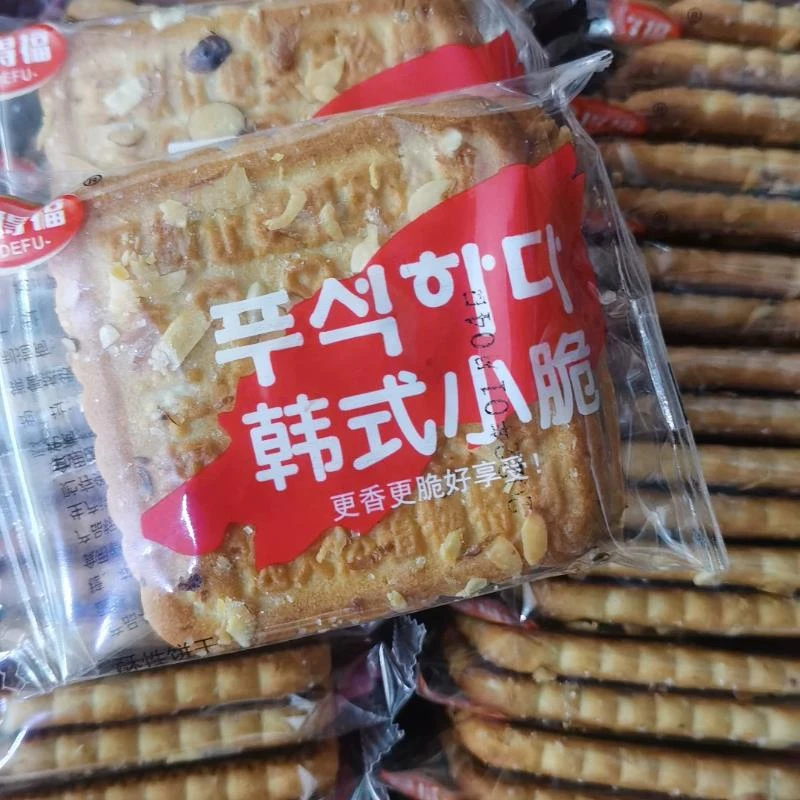 意得福韩式小脆饼干酥脆香甜瓜子仁酥性零食