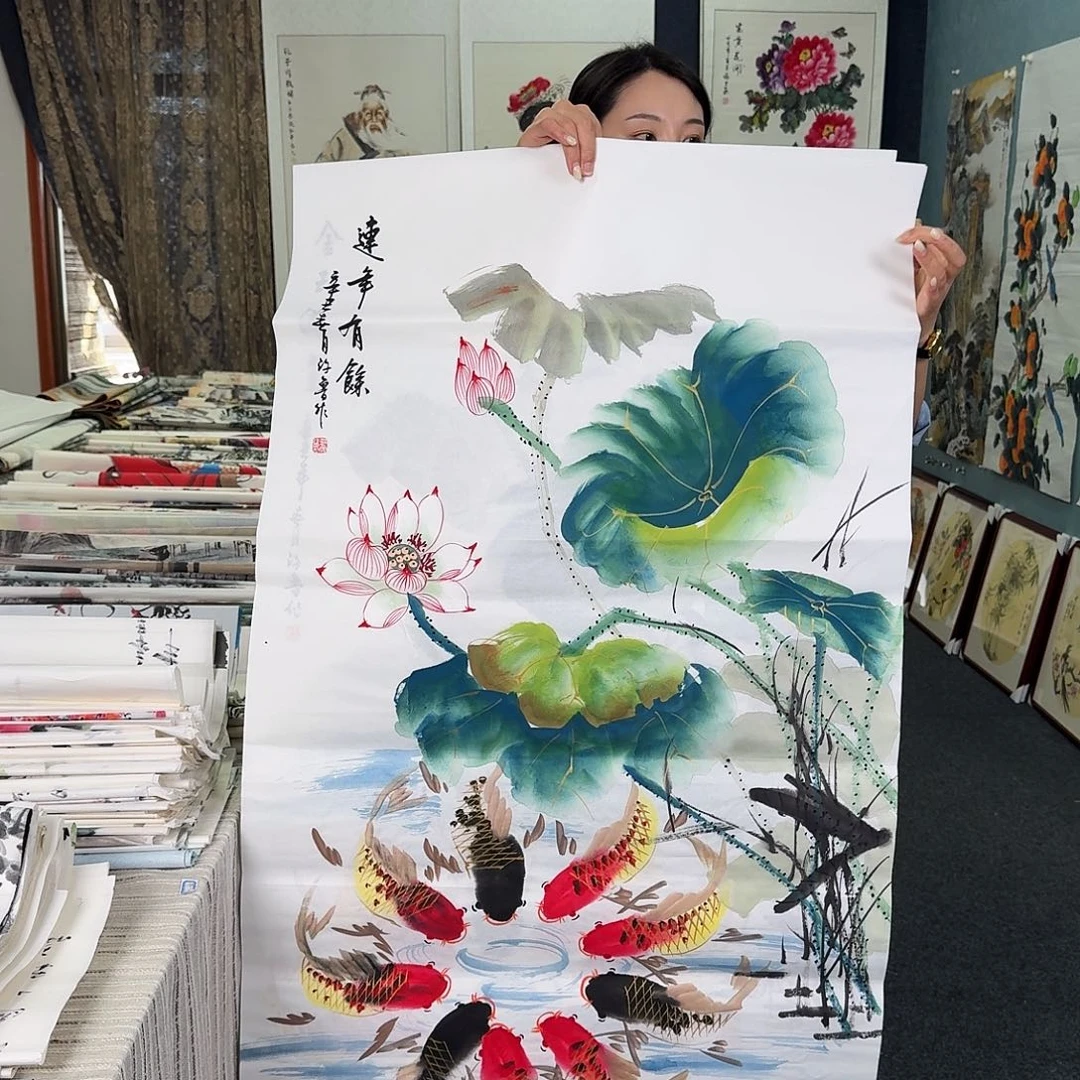 纯手绘国画作品作品