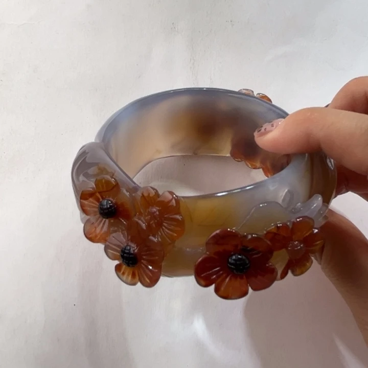 玛瑙/玉髓未镶嵌手镯