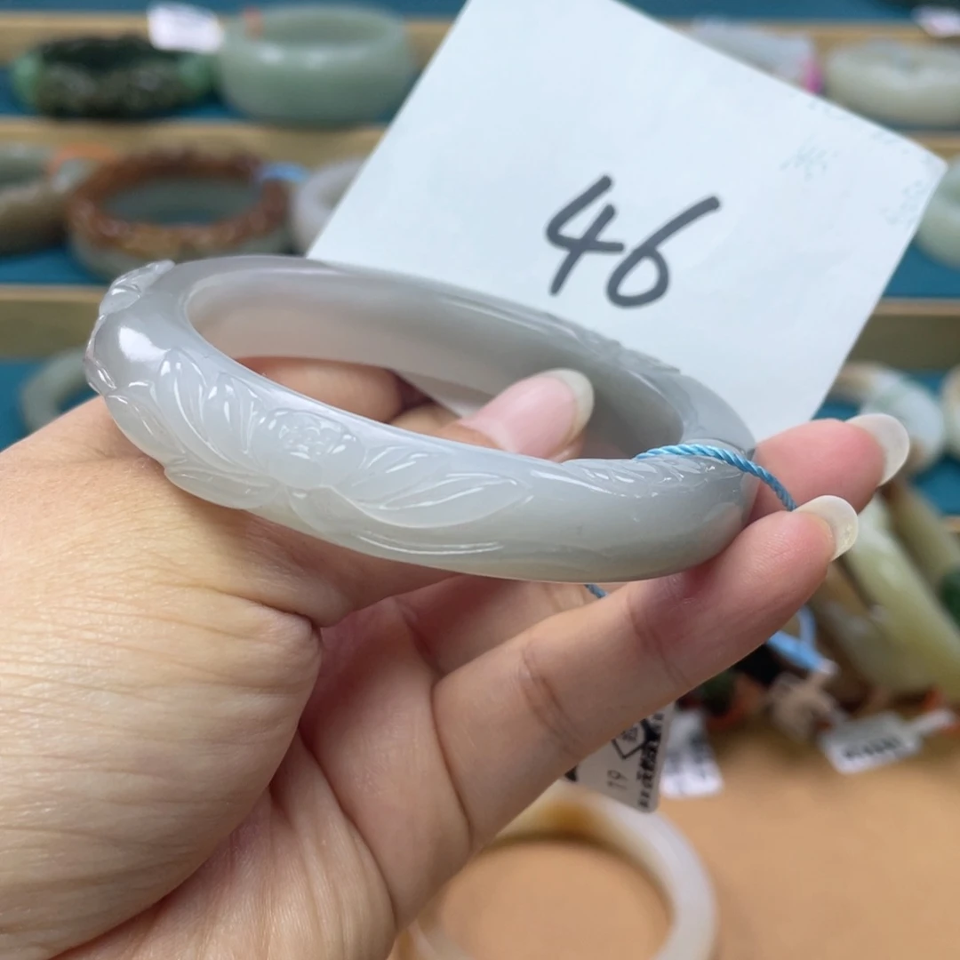 未镶嵌手镯和田玉圈口58