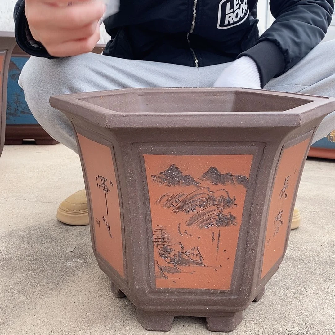 紫砂花盆紫砂艺术