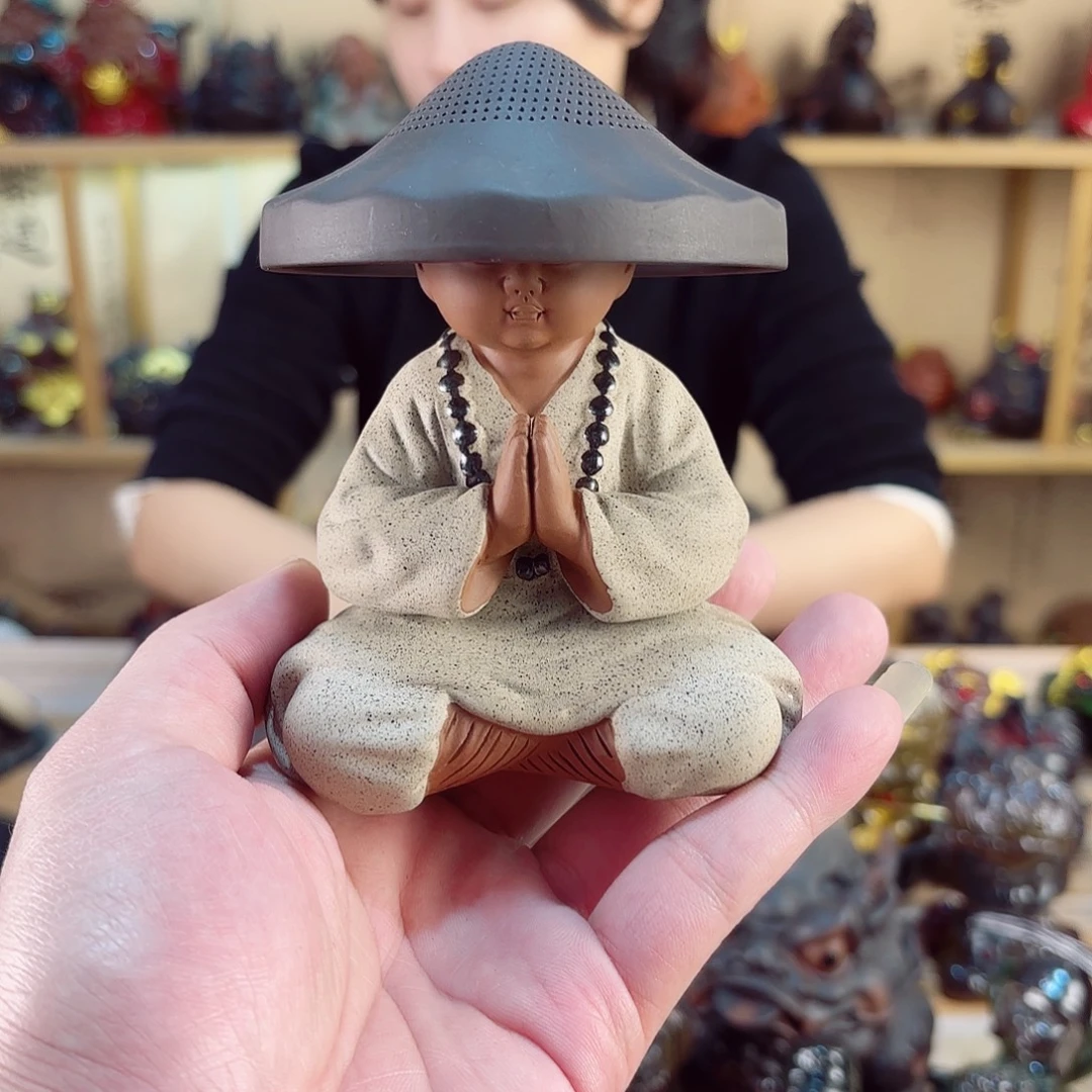 紫砂茶宠紫陶树脂茶宠摆件