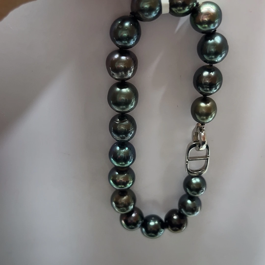 海水珍珠手绳银S925镶嵌