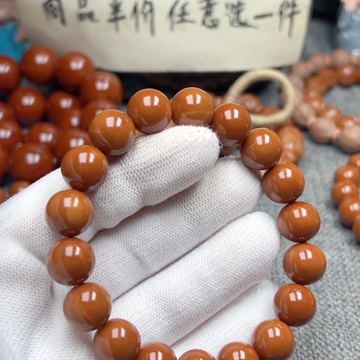 水***平橄榄核手串1.22全品超小孔