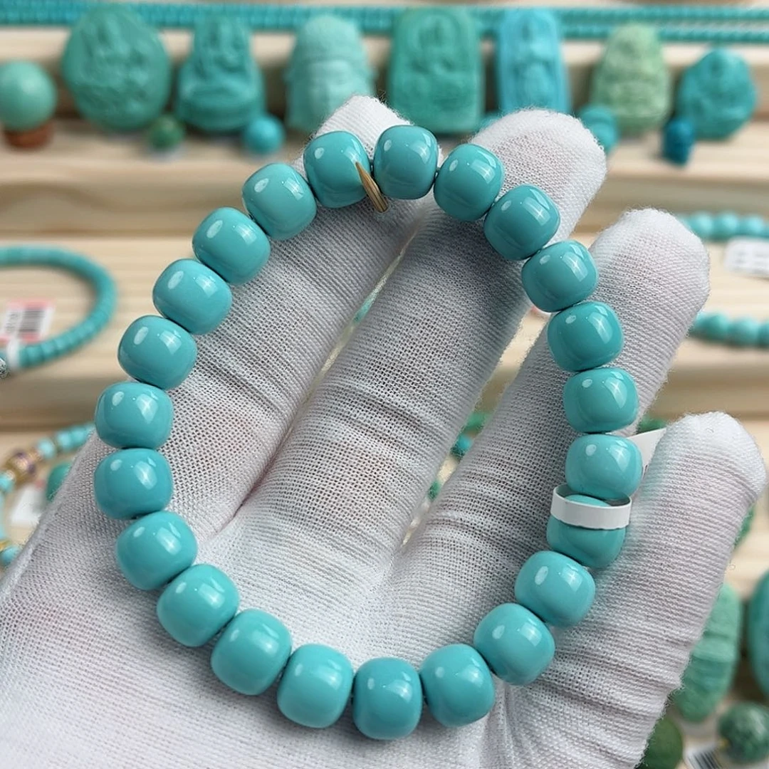 银S925镶嵌绿松石配饰