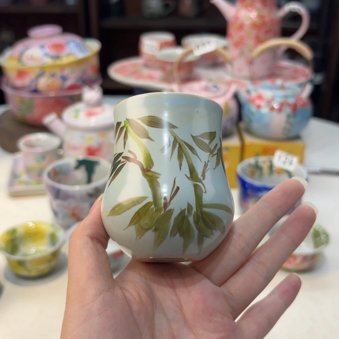 景德镇手绘高温釉下彩陶瓷茶具