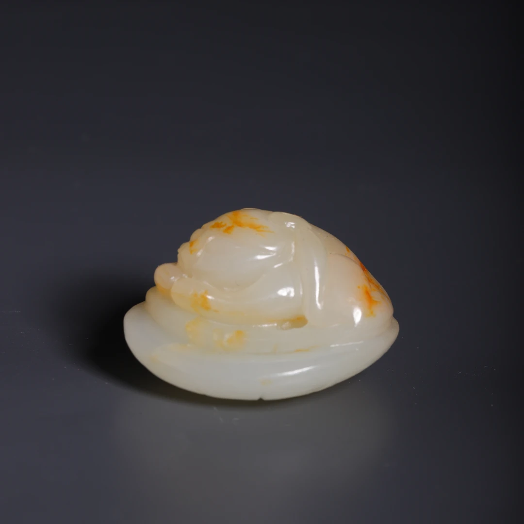 清和田玉荷叶瑞兽-NX