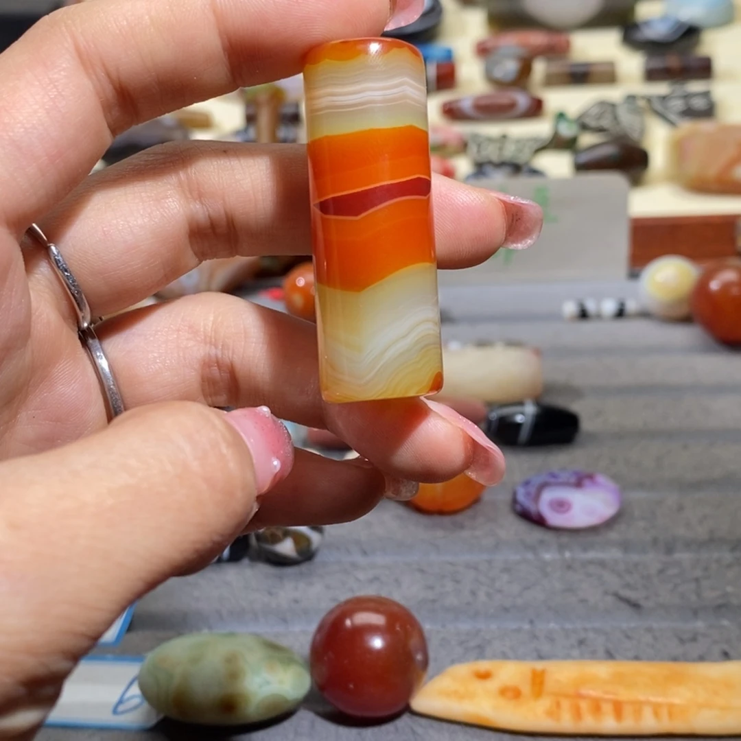 豫***城玛瑙/玉髓合金颈饰