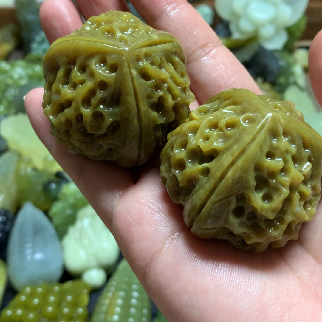 岫玉手把未镶嵌手把