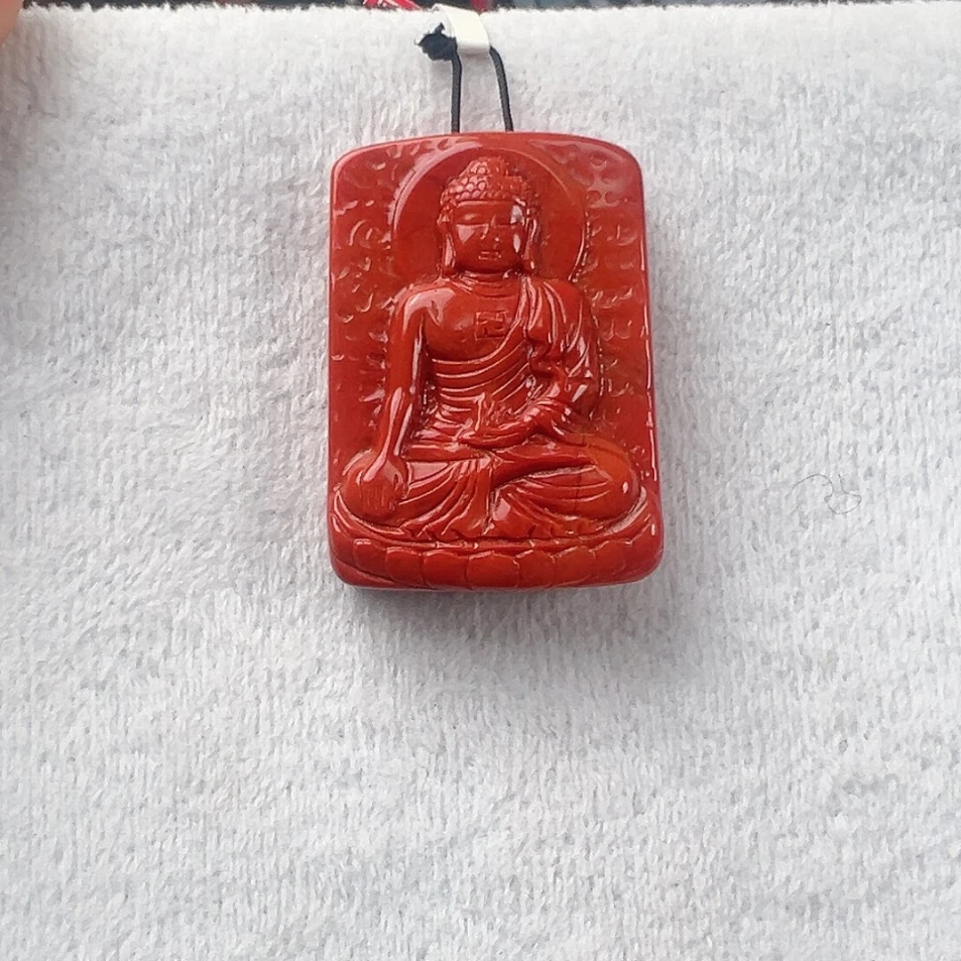 肖***恩南红玛瑙未镶嵌挂件