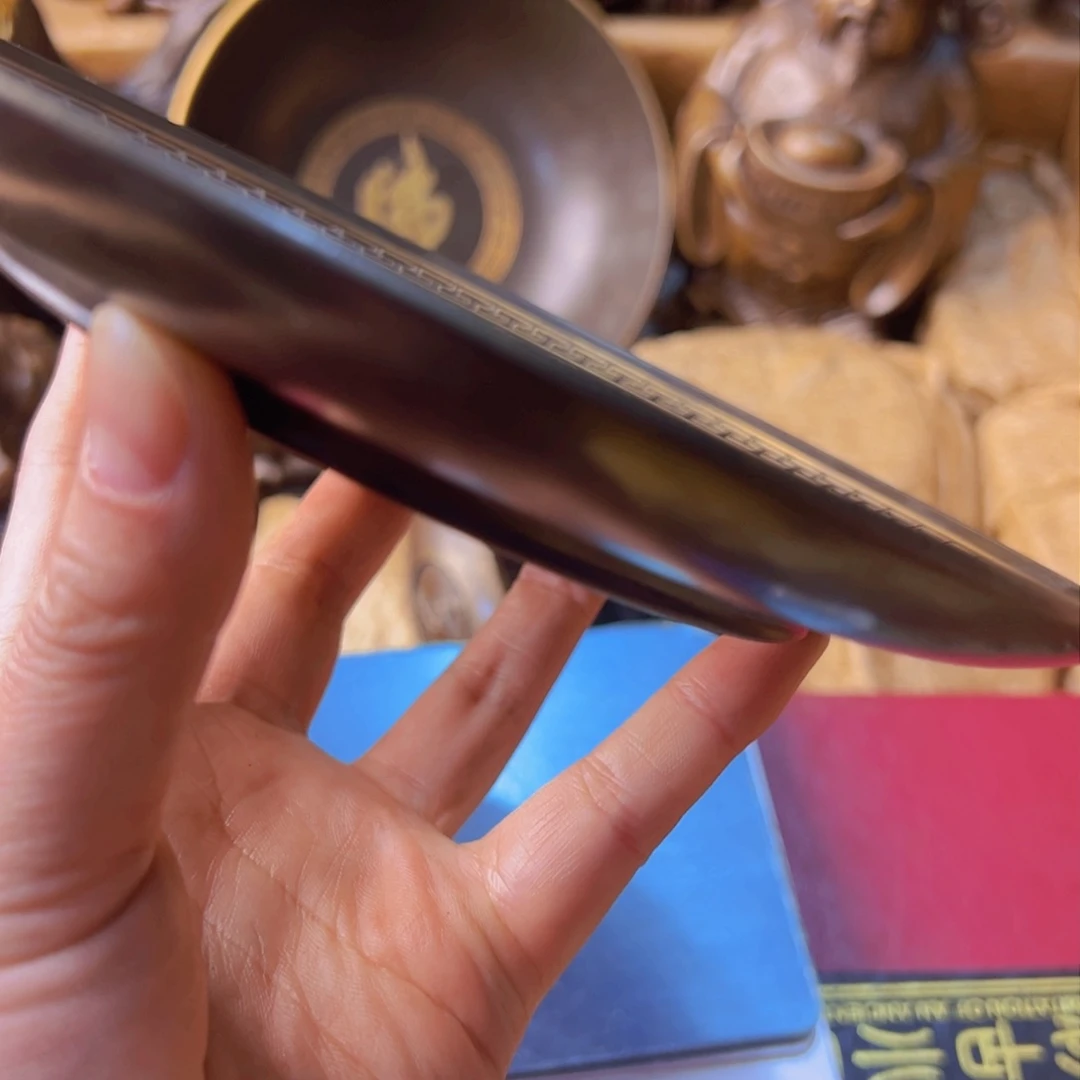 原矿风磨铜百福盘
