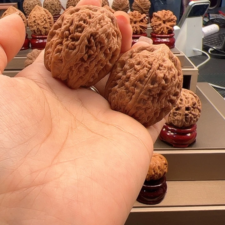 文玩核桃把件37 蒜头 a-018