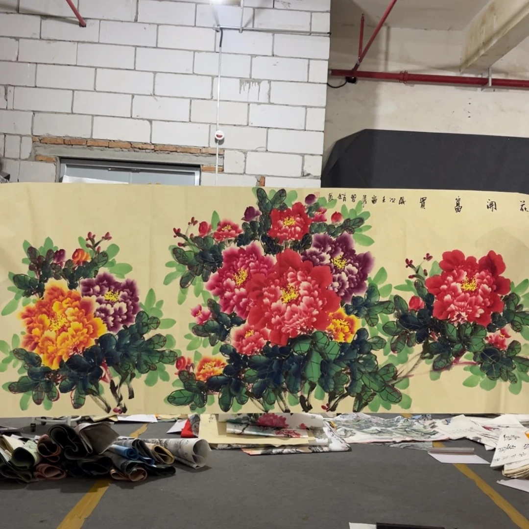 国画书法作品多次绘画作品