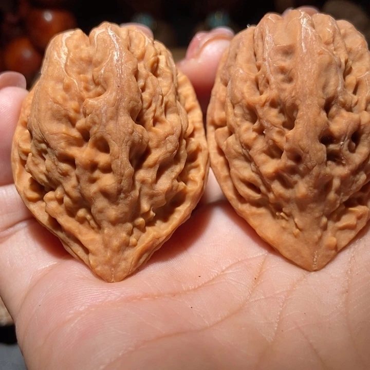 把件文玩核桃东北楸子小雪46