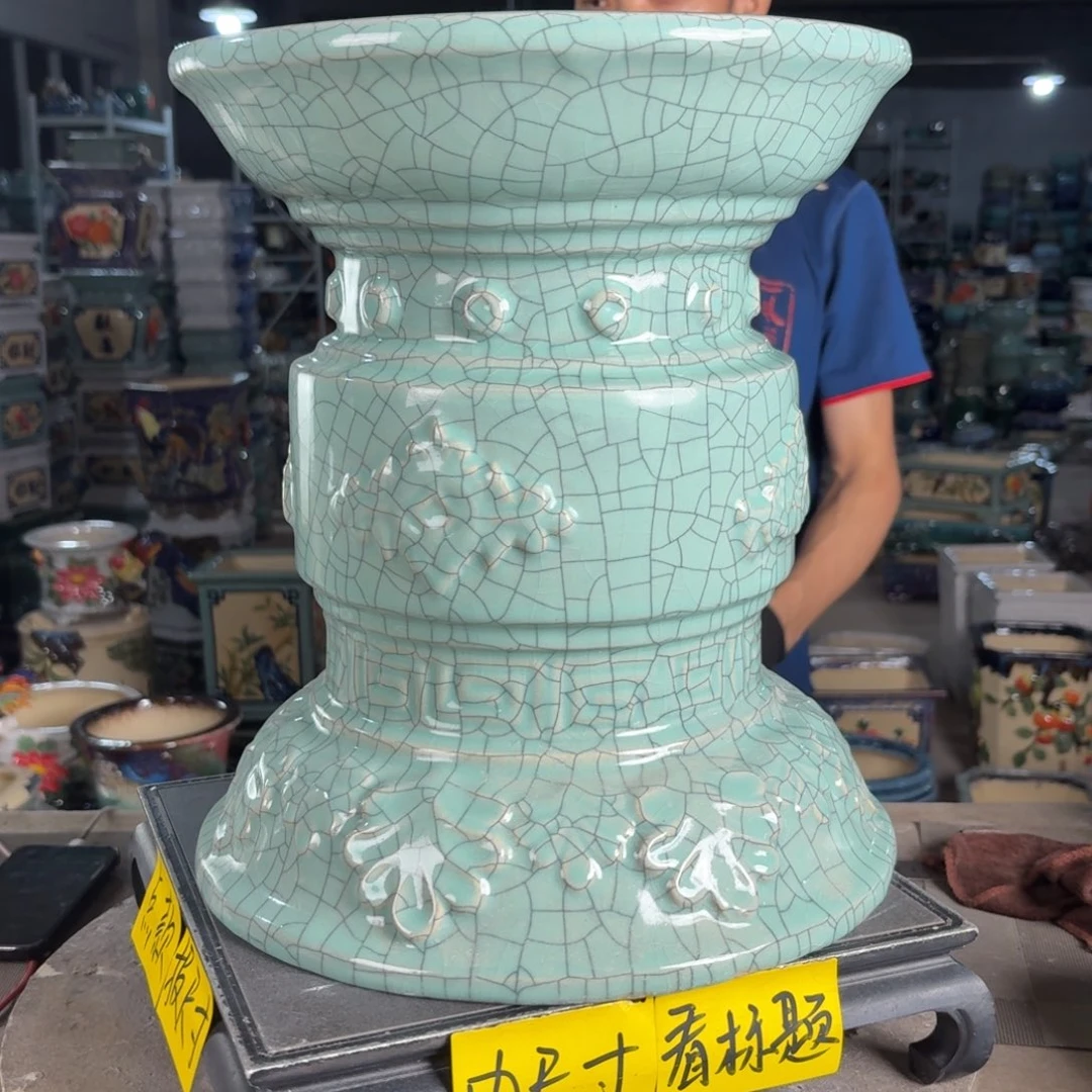 一风堂石湾花盆 面30高35